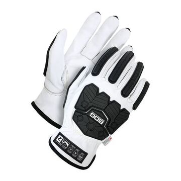 Gloves Driver, Thinsulate Lined, Grain Goatskin, Impact And Cut Resistant