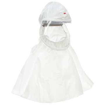 Hood Replacement Economy, Medium/large, Integrated Suspension, Polypropylene Coated Non-woven Polypropylene, White