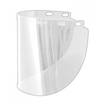 Faceshield, Clear, Polycarbonate, 8 in ht, 11-1/4 in ht