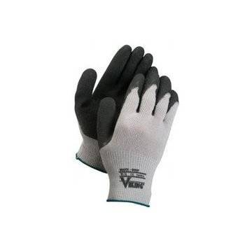 Work Gloves Heavy Duty, Rubber Palm, Black