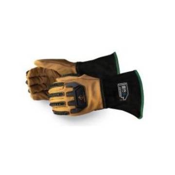 Gloves Impact-resistant Leather, Oilbloc Goatskin, For Construction
