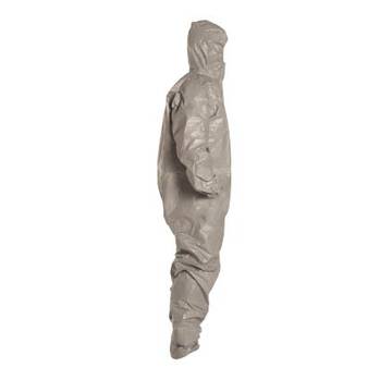 Coverall Chemical Resistant Protective, Gray, Tychem® 6000 Fabric, Taped
