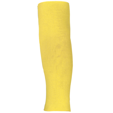 Cut Resistant Sleeve Without Thumb Slot, 10 In Lg, Kevlar®, Yellow