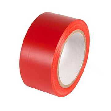 Aisle Marking Tape, Red, 4 in x 108 ft