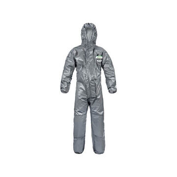 Coverall Protective, 2x-large, Gray Dark, Polymer