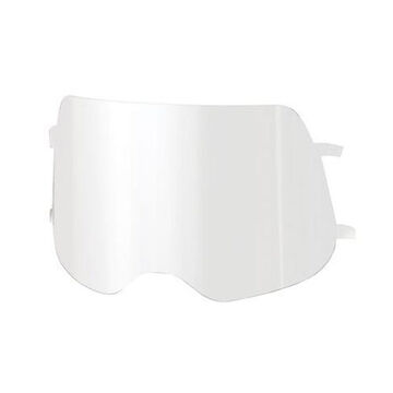 Wide View Grinding Visor, Transparent, Clear, 8 in x 4-1/4 in, For Assembly, Facility Maintenance