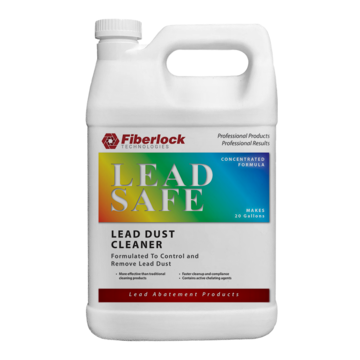 Lead Dust Cleaner, 1 gal, Bottle, Light Green, Liquid