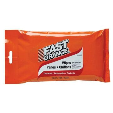 Fast Orange Hand Cleaner Wipes Pouch 25 Wipes