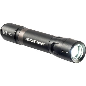 Flashlight With Rechargeable Batteries Black
