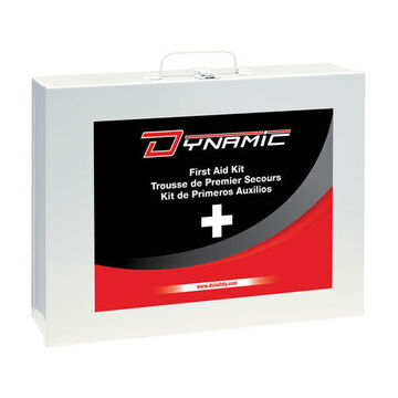 First Aid Kit Level 3, 14.75 In Wd X 10.25 In Lg X 4.625 In Dp, Metal