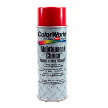 Multi Purpose Spray Paint, 454 g, Aerosol Can, Liquid, Safety Red, Gloss