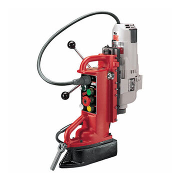 Adjustable Position Electromagnetic Drill Press, 120 VAC, 12.5 A, 375 to 750 rpm Speed, #3 MT Chuck