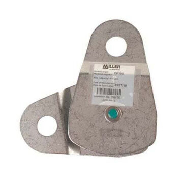 Pulley Block Assembly, 400 lb Capacity, Silver, 2.5 in Dia