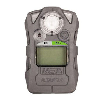 Multi Gas Detector, 25 ppm, 100 ppm/2.5 ppm, 5 ppm, Lithium-Ion, Rugged Rubberized armor