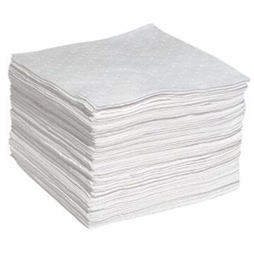 Absorbent Pad, 19 in lg, 15 in wd, 24.7 gal, Polyproylene