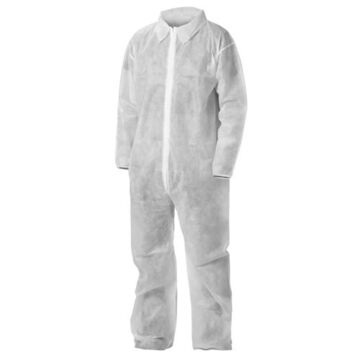 Hooded Coverall, 2xl, White