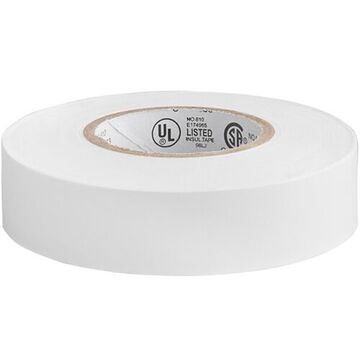 Electrical Tape General Purpose, 66 Ft Lg, 3/4 In Wd, 7 Mil Thk, White