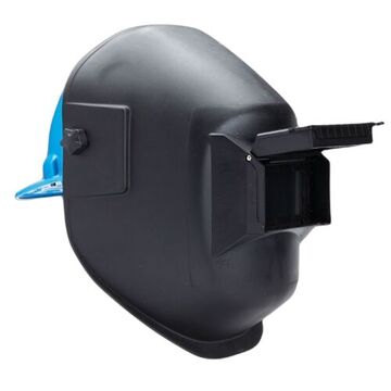 Helmet Thermoplastic Welding, Polycarbonate, Black, 2 X 4.25 In