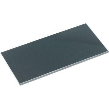 Filter Plate Rectangular, 2 In Wd, 4-1/4 In Lg, Shade 11, Hardened Glass