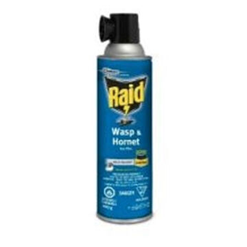 Wasp/Hornet Bug Killer, Can, 400 g Container, Aerosol, Clear, Characteristic