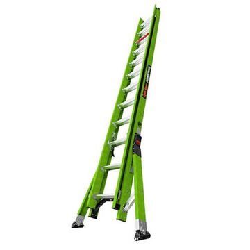 Special Duty Extension Ladder, 24 ft-1 in lg, Type IAA, 375 lb, Fiberglass