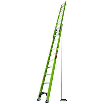 Extension Ladder, 28 ft lg, Type IAA, 375 lb, Fiberglass