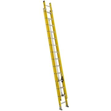 Extra Heavy Duty Extension Ladder, 32 ft lg, Type IA, 300 lb, Fiberglass