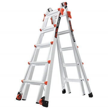 Multi-Position Multipurpose Ladder, Aluminum, 300 lb