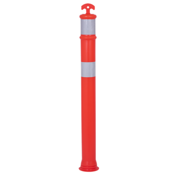 Delineator Post T-top, 47 In Ht, Orange