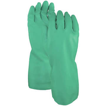 Blue Chip Coated Gloves, Gray/blue, Natural Rubber Latex