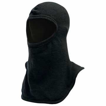 Balaclava 1-hole Universal Black Double Jersey Interlock Knit Fabric