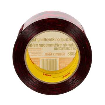 Construction Sheathing Tape, Red, 60 mm x 66 m, 3 mil, UV Resistant