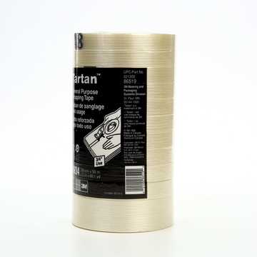 Tape Utility Filament, Transparent, 18 Mm X 55 M, 4 Mil