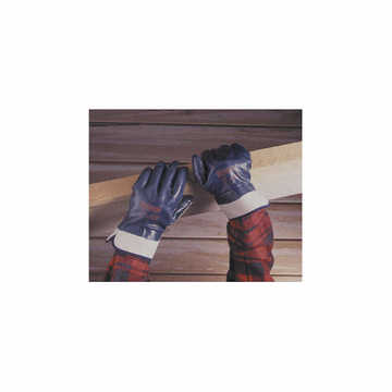 Heavy-duty Gloves, Nitrile Palm, White