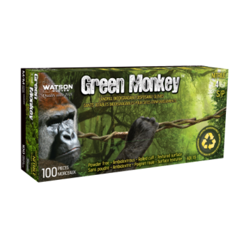 Gloves Disposable, Green, Nitrile