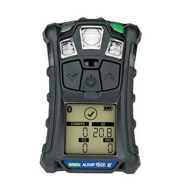 Multi Gas Detector, 0 to 100%, 0 to 30% Vol, 0 to 100 ppm, 0 to 1999 ppm, Rechargeable Li-polymer, Rubberized over-mold