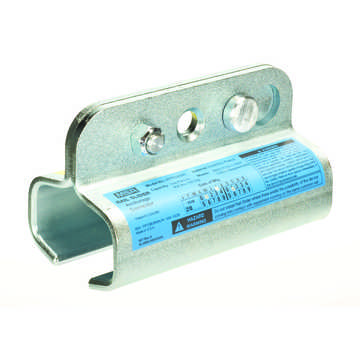 Anchor Rail Slider, Galvanized, Sa516 Grade 70 Steel, Silver