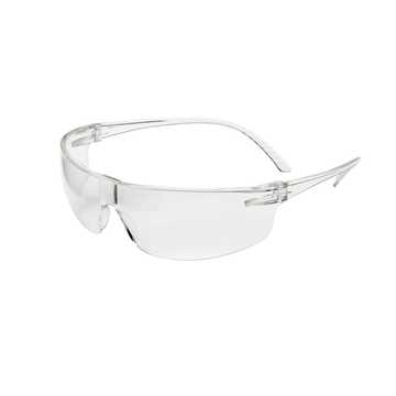 Safety Glasses, Universal, Anti-Fog, Anti-Scratch, Clear, Frameless, Wraparound, Clear