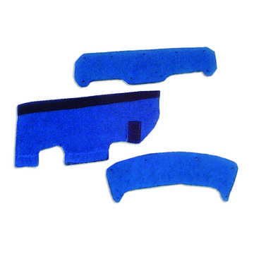 Bandeau anti-transpiration, tissu éponge, coton, bleu