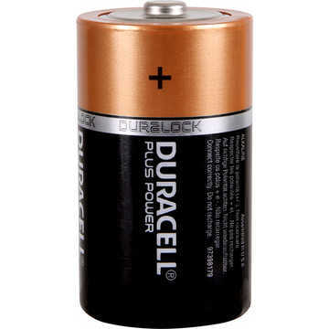 Alkaline Battery, 1.5 V, 19, 669 Ah, D Battery