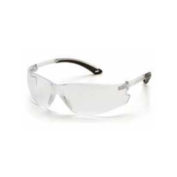 Safety Glasses, 156 mm wd, 160 mm lg, 2.3 mm thk, Medium, Anti-Scratch, Clear, Frameless, Clear