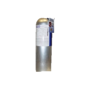 Cylindre de gaz d'étalonnage, 58 l, 3-1/2 pouce de diamètre, 14-1/4 pouce ht Cylindre, 500 psi, œuf pourri
