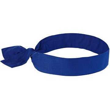 Solid Bandana, Blue, Cotton, Tie