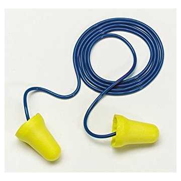 Bouchons d’oreilles E-Z-Fit(MC) E-A-R(MC) 3M(MC), 312-1222, jaunes, avec cordon