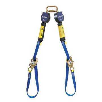Lifeline Twin-leg Quick Connect Personal Self-retracting, 3/4 In X 6 Ft, 420 Lb, 3