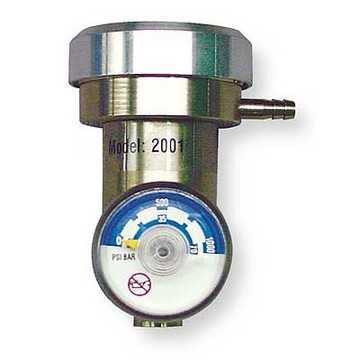 Demand Flow Gas Regulator, 0.5 lpm, Aluminum