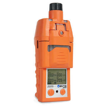 Multi Gas Detector, CO, H2S, LEL, O2, CO 0 to 1000 ppm, H2S 0 to 500 ppm, LEL 0 to 10%, O2 0 to 30%, Audible, Visual and Vibrating, Lithium lon, Polycarbonate with Protective Rubber Overmold
