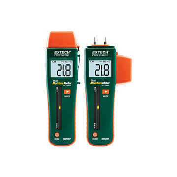 Combination Pin/pinless Moisture Meter, Backlit LCD Display, 0 to 99.9% Relative Pinless Moisture