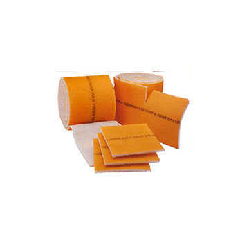 Dustlok Media Pad, Polyester, Orange/White, 16 in x 16 in x 2 in