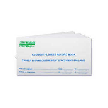 Accident Illness Inspection Card, 22.2 cm wd x 10.8 cm lg, Paper